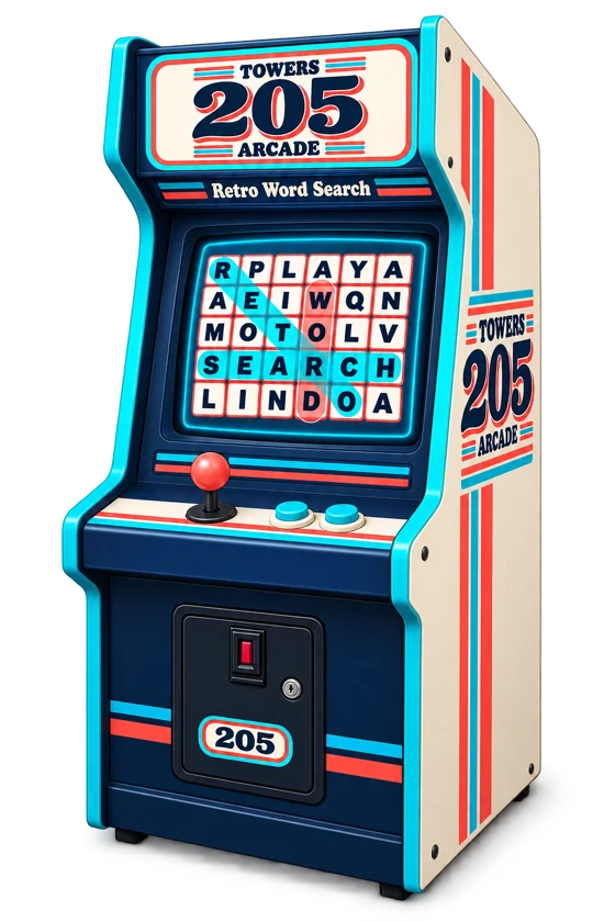 Word Search arcade cabinet