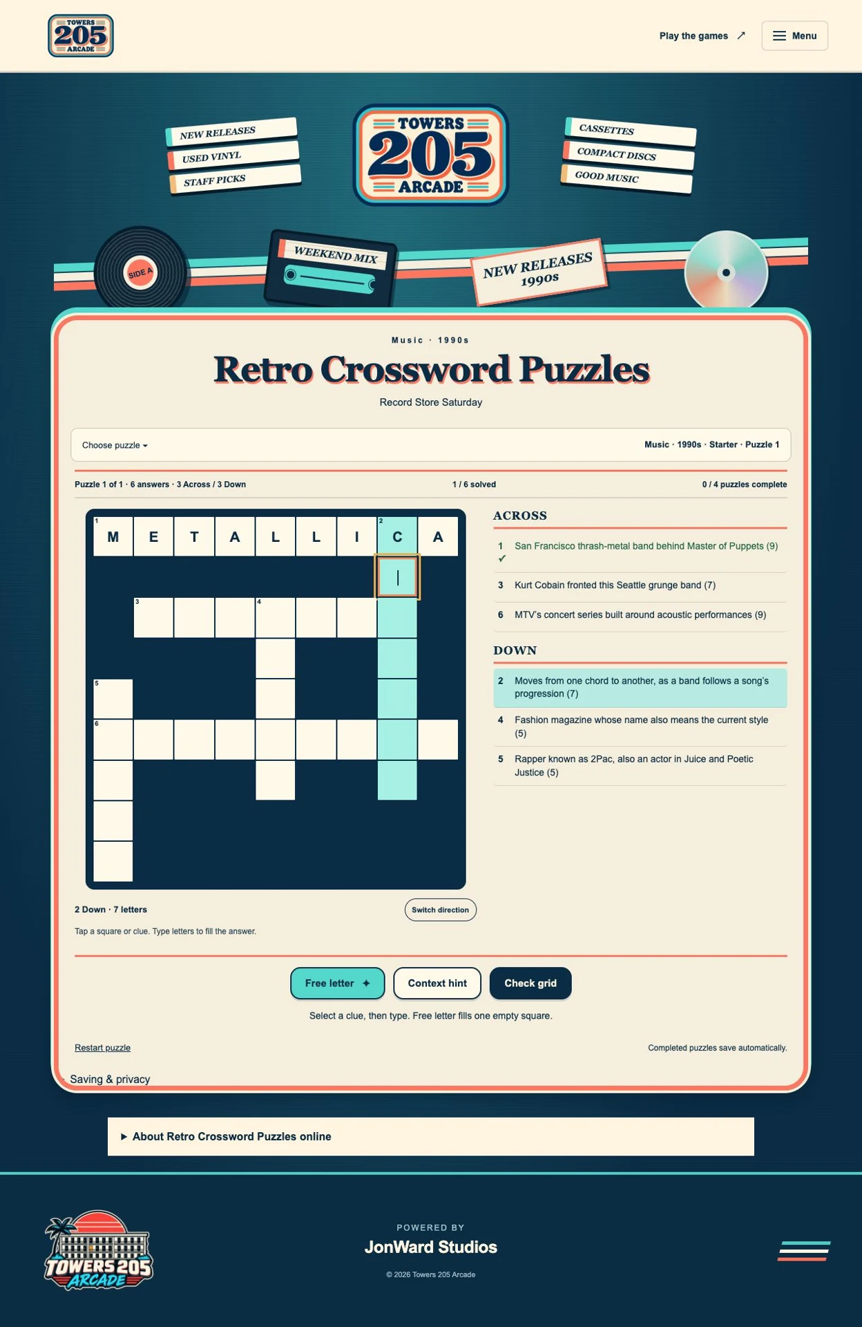 Follow the clues — Browser edition